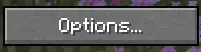 Menú principal de Minecraft con la opción Opciones