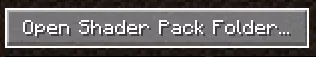 Botón Abrir carpeta Shader Pack en la pestaña Shader Packs